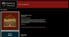 Desktop Screenshot of monoclemusic.com